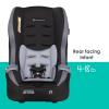 Baby Trend Trooper™ Slim 3-in-1 Convertible Car Seat, Dash Black(Dash Black)