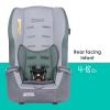Baby Trend Trooper™ Slim 3-in-1 Convertible Car Seat, Dash Black(Dash Sage)