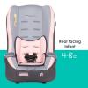 Baby Trend Trooper™ Slim 3-in-1 Convertible Car Seat, Dash Black(Quartz Pink)