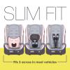 Baby Trend Trooper™ Slim 3-in-1 Convertible Car Seat, Dash Black(Quartz Pink)