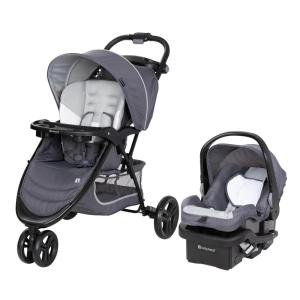 Baby Trend EZ Ride SE Travel System with Secure-Lift Infant Car Seat, Bluebell(Dash Grey)