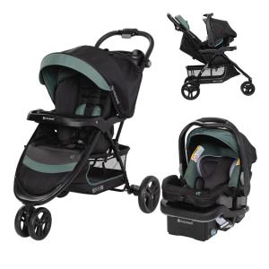 Baby Trend EZ Ride SE Travel System with Secure-Lift Infant Car Seat, Bluebell(Dash Sage)