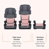 Baby Trend Tova Slim 2-in-1 Booster Seat, Dash Pink | Ultra-Slim Profile