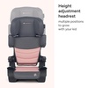 Baby Trend Tova Slim 2-in-1 Booster Seat, Dash Pink | Ultra-Slim Profile